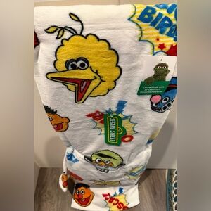 Sesame Street Colorful Character Blanket